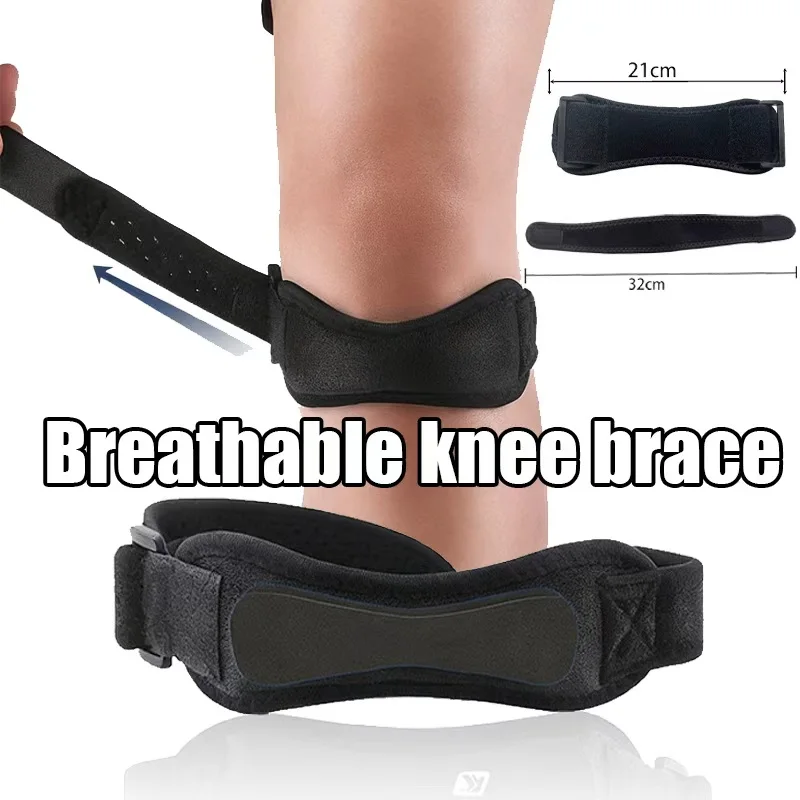 Sports Patella Brace Adjustable Strap EVA Kneepads Knee Support Pad Protective Gear Professional Basketball Volleyball Protector view 3