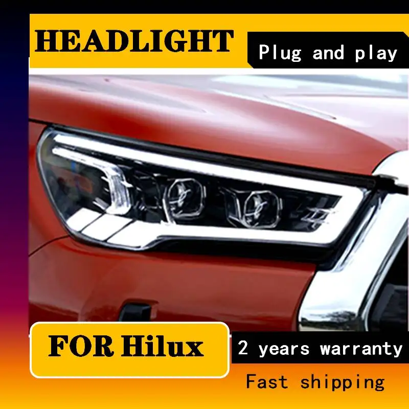 CarStylingForToyotaHiluxHeadlights20212022HILUXVIGOHiluxRevo