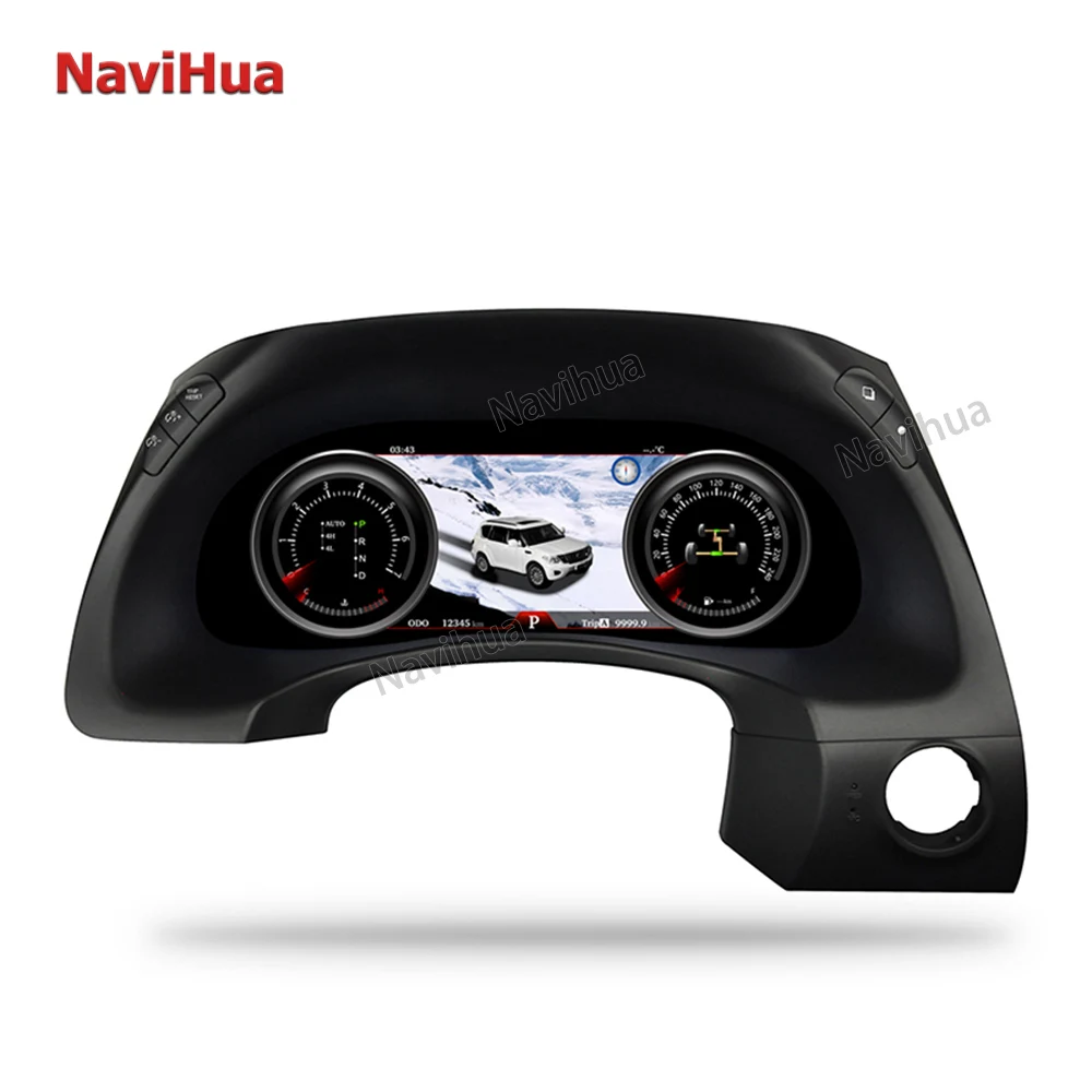 12.3 Inch LCD Dashboard Car Instrument Cluster for Nissan Patrol Y62 2010-2015 Virtual Cockpit Digital Speedometers New Upgrade