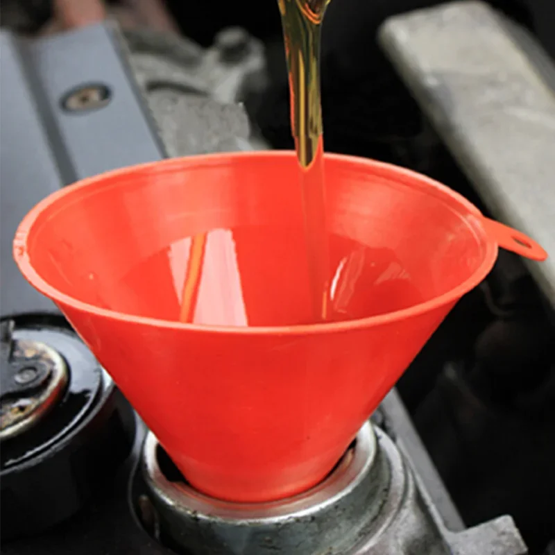4 Sizes Car Refueling Funnels Car Motorcycle Gasoline Filling Tool Small Plastic Funnel Oil Filling Equipment Accessories