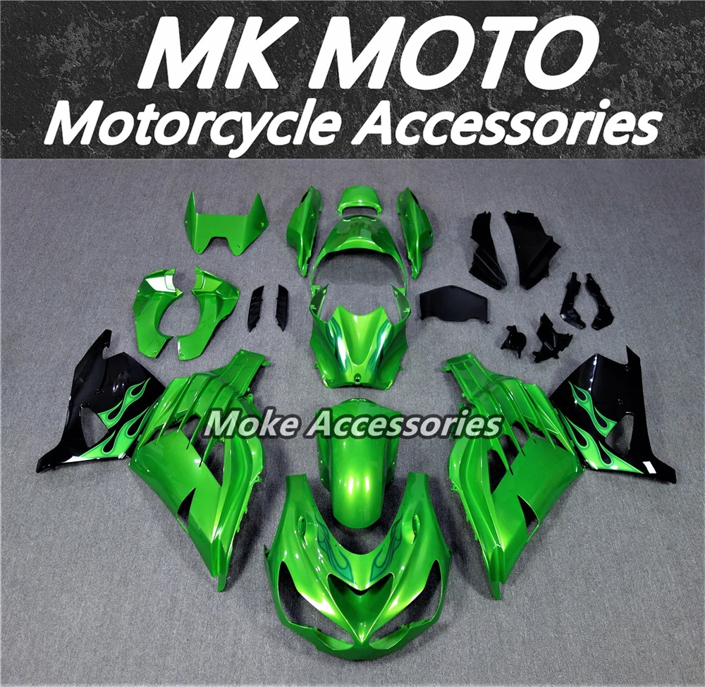 

Комплект обтекателей для ниндзя zx-14r ZZR1400 2012 2013 2014 2015 2016 2017 2018 Комплект кузова зеленая наклейка Oem