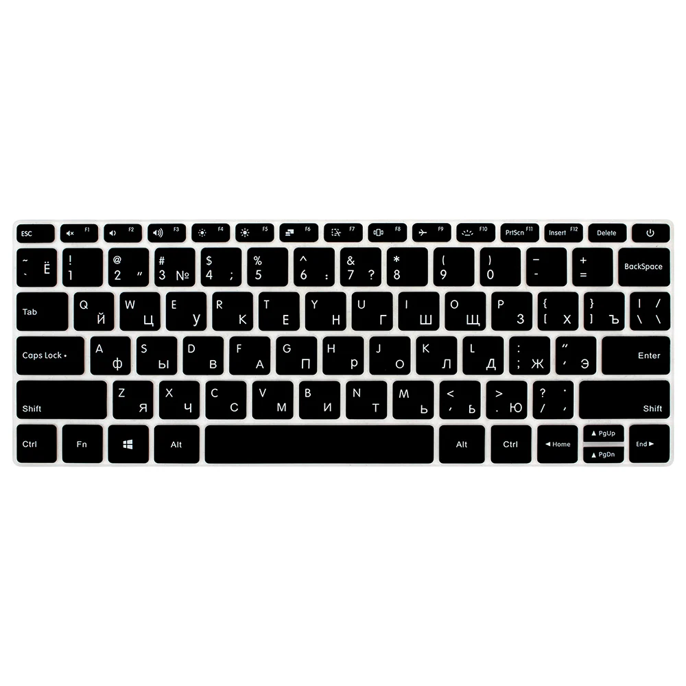 Keyboard Cover Skin Protector For Xiaomi Mi Notebook 15 Mx110 15.6 Lite Mi Gaming Laptop Air 12 13 Pro 15 Russian Language