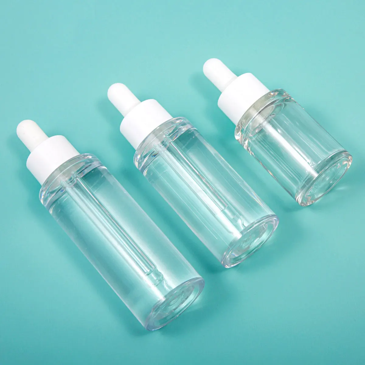 1 PC Plastic Dropper Bottles Transparent Drop Glass Pipette Bottle Aromatherapy Liquid PET Refillable Bottles Essential Oil