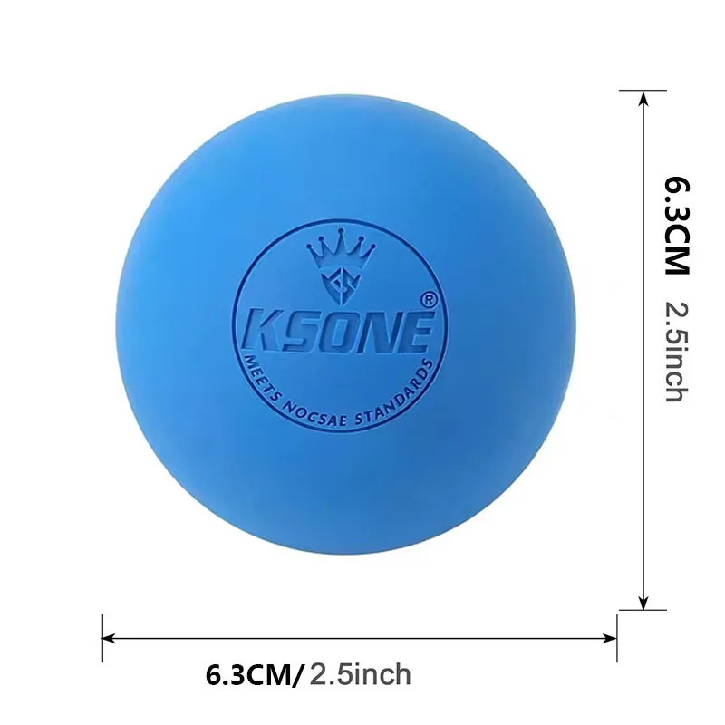 6.3cm Portable Massage Tool Massage Lacrosse Balls For Myofascial Release Trigger Point Muscle Knots Leg Neck Arm Muscle Relax