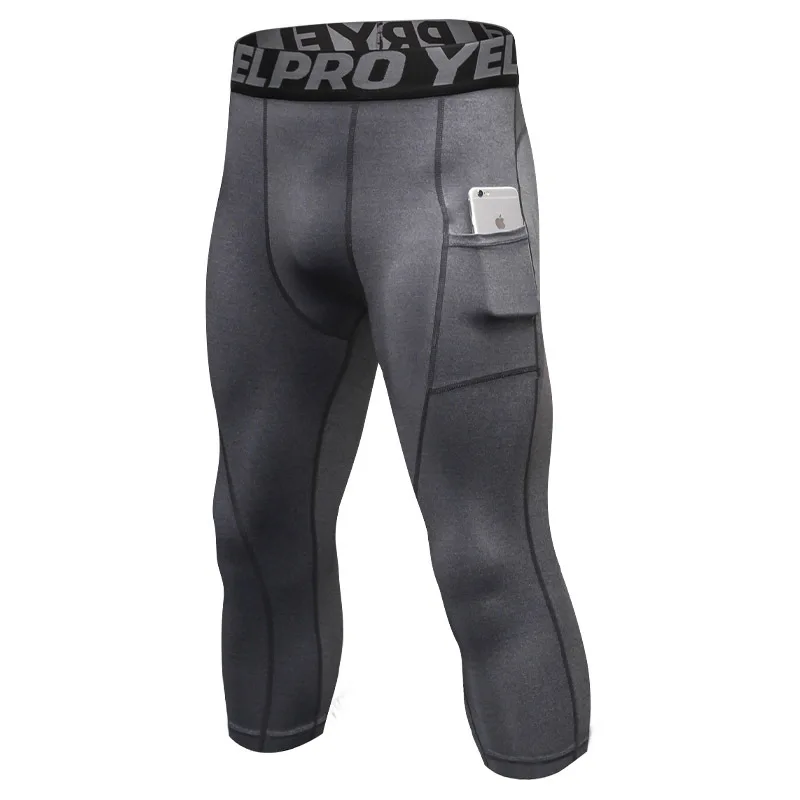 Men Sport Shorts Pocket Summer Sportswear Jogging Compression Short Pants Training Basketball Clothing Gym Fitness Runnin Bottom