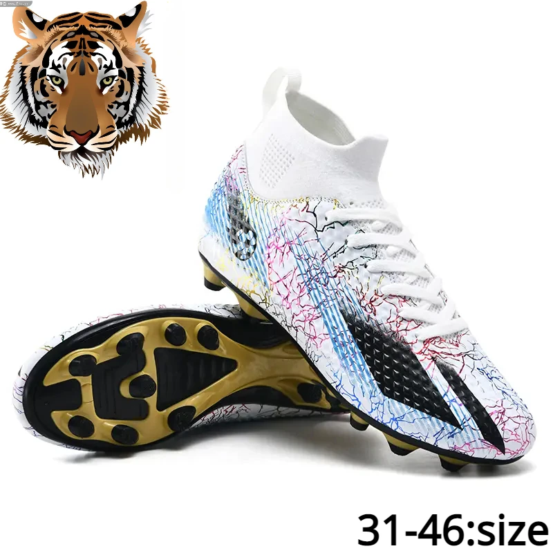 

HOT 2023 new football shoes youth school broken spikes long spikes football shoes non-slip special promotions 31-46 size