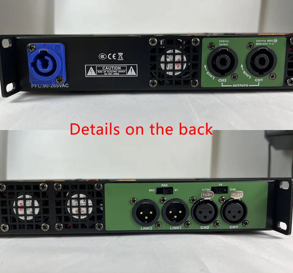 GAP-NX21000 Recordio 디스코 야외 콘서트 용 고품질 전력 증폭기 전문 디지털 앰프 전력 증폭기