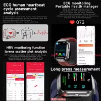 2026 New Upgrade AI Diagnostic  Airbag  Precise Blood Pressure Health SmartWatch Uric Acid ECG Blood lipids Smartwatch Men Women 3