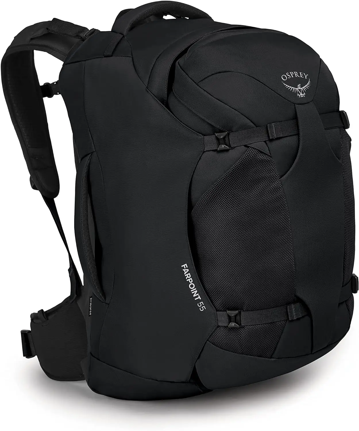 Osprey-Mochila De Viaje Farpoint 55L para hombre, color negro