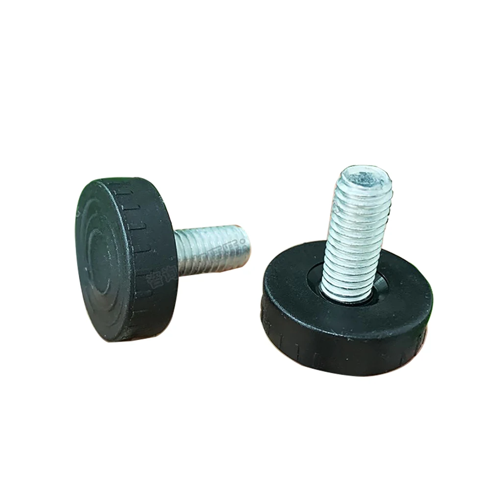 

1Pcs M6/M8 Long Round Adjustable Feet Heightening Base Table Chassis Furniture Thread Feet Pad Anti-Vibration Adjusting Feet Pad