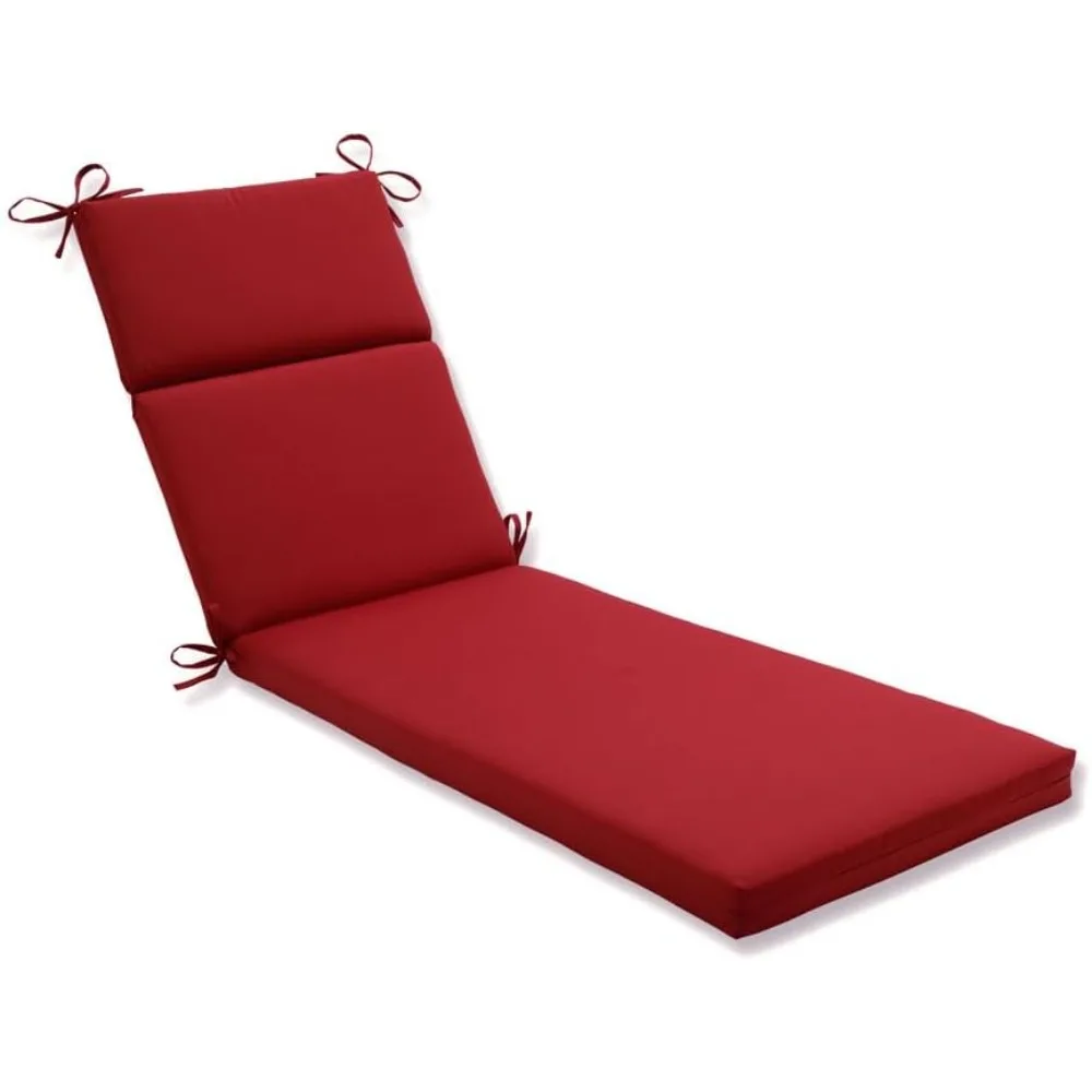 

Indoor/Outdoor Patio Chaise Lounge Cushion Plush Fiber Fill, Weather and Fade Resistant