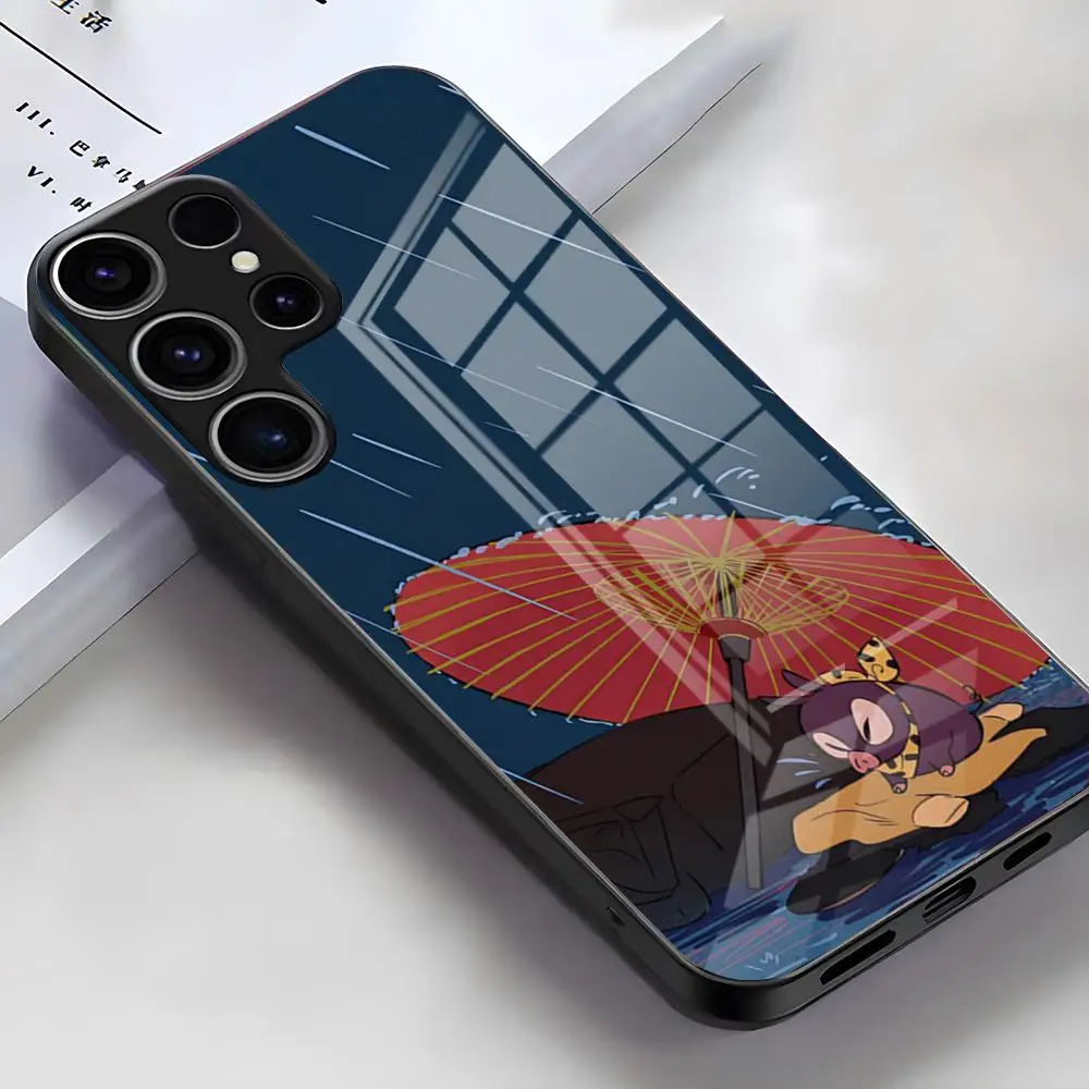Anime P-chan R-Ranma Glass Phone Case Cover