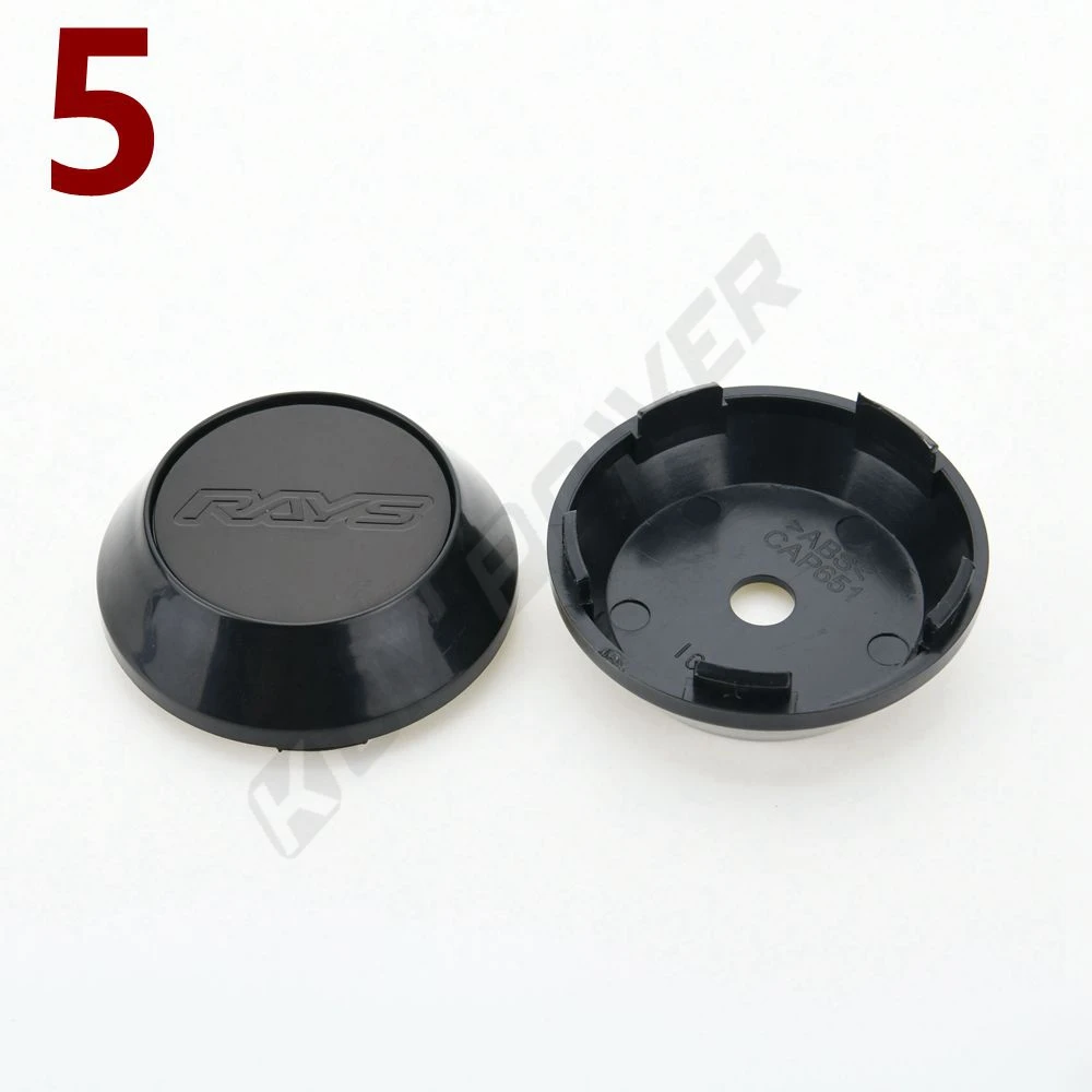 4PCS 65MM/60MM Rim Cap VOLK RAYS Sticker Wheel Cover Caps Sport Rim Hub Cap Silver & Black & White Bronze Blue Red