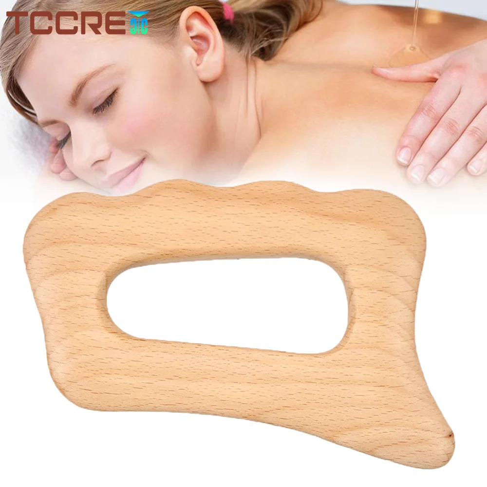 

Wood Gua Sha Tools Physical Therapy Muscle Relaxing Massage Lymphatic Drainage Body Release, Back Legs Arms Neck Shoulder Pain