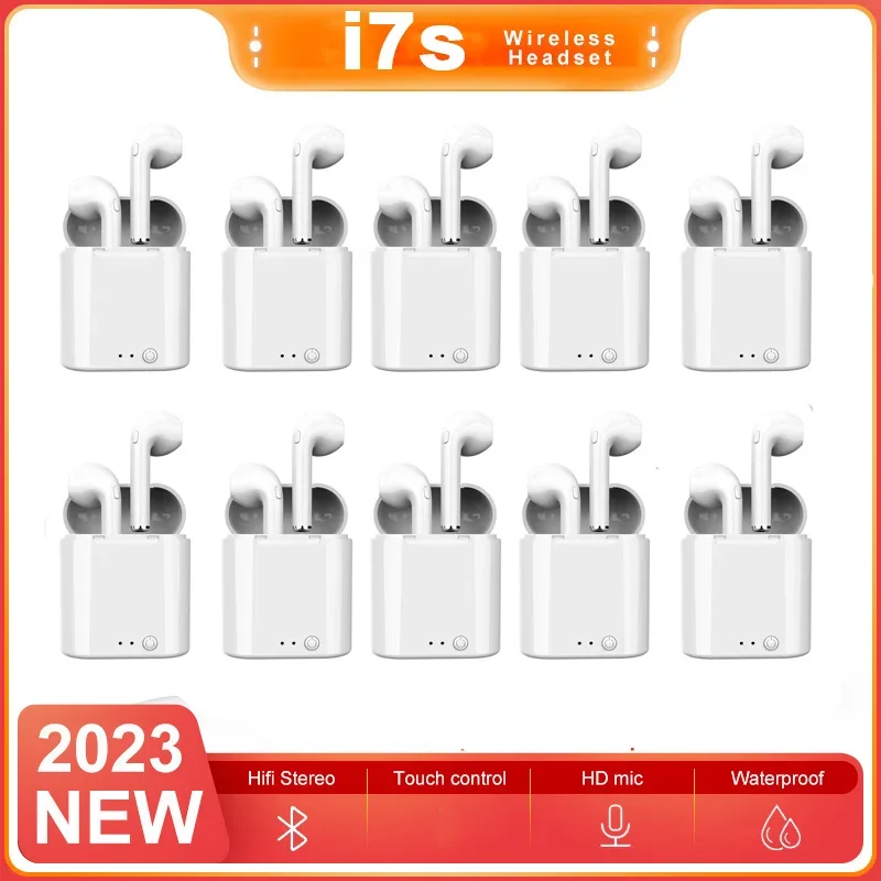 

I7s Bluetooth Earphones Sport Wireless Headphone TWS Earbuds Stereo Headset with Microphone for Smartphone Wholesale