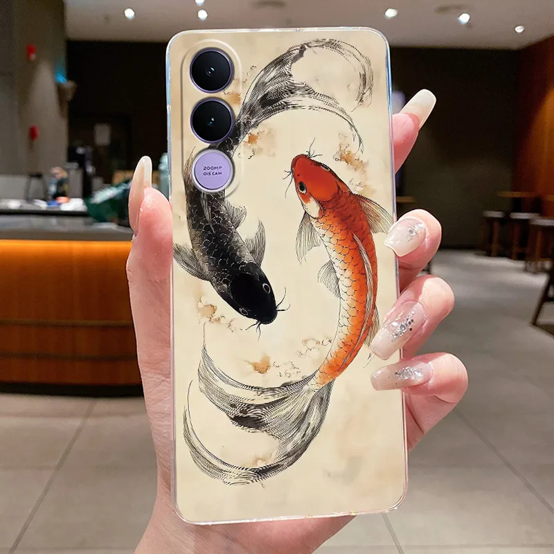 Aesthetic Luxury Soft Silicone Transparent Phone Cover Shell