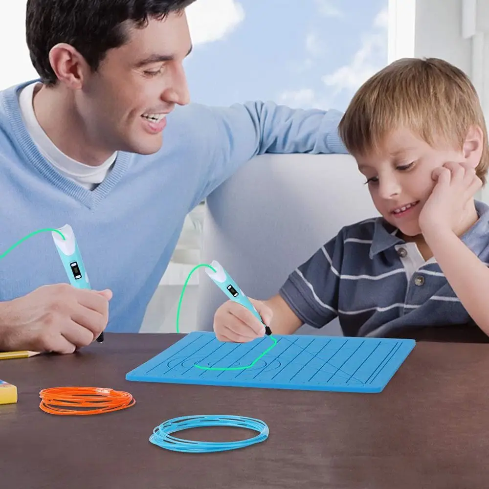 Impressão 3d Mat Durável Flexível Template Desenho Ferramentas Protetores de Dedo 3d Pen Mat Silicone Pad 3d Pen Stencils - Imagem 6