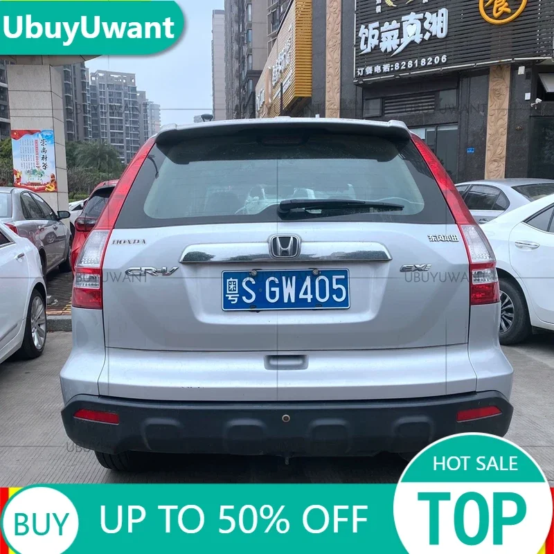 

Задний автомобильный спойлер из АБС-материала для Honda CRV 2007 2008 2009 2010, цвет грунтовки, фотосессия, спойлер на крышу honda cr-v