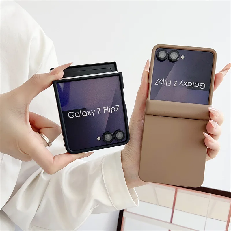 Luxury Solid Colors Magnetic Folding Shockproof Hard Phone Case Cover