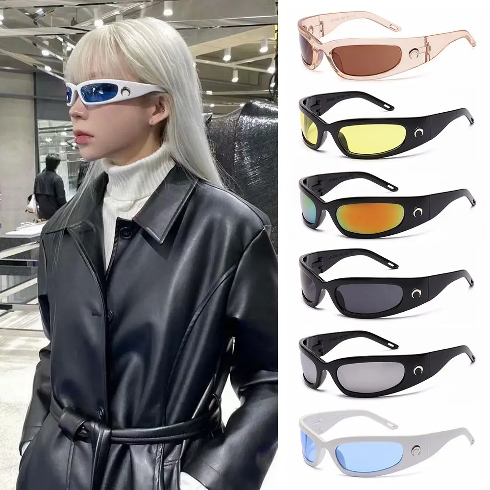 Lunettes de pêche design lune tendance - Style hip hop pour pêcheurs branchés