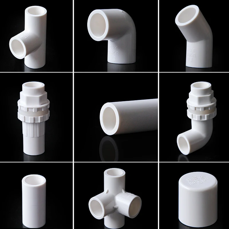 16MM White PVC Fitting Stable Support Heavy Duty Greenhouse Frame Building Connector Water Pipe Joints