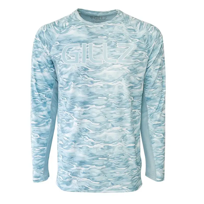 Gil*z Men Fishing Shirt Mens Fishing T-Shirt UPF50 Quick Dry Soft Breathable Clothes Shirts USA Size S-3XL
