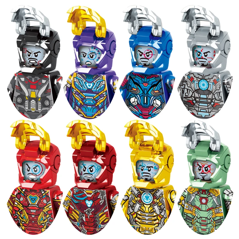 Novità Marvel Legends Iron Man Building Blocks New Iron-Man Mk85 Action Figures Mattoni Giocattoli Educativi Fai Da Te Regali