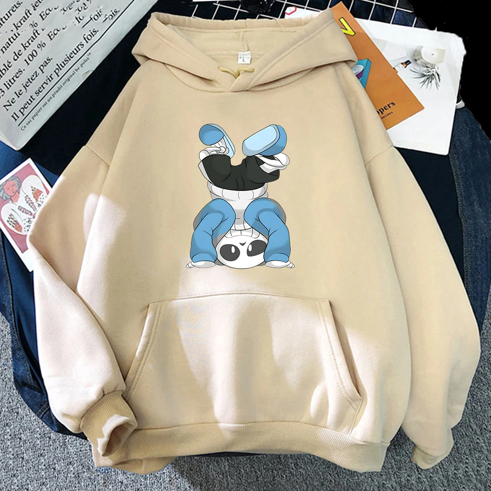 

Game Undertable Sans Hoodies Streetwear Fashion MEN Printing Long Sleeve Sweatshirt Four Seasons Manga/Comic O-Neck Fleece Full