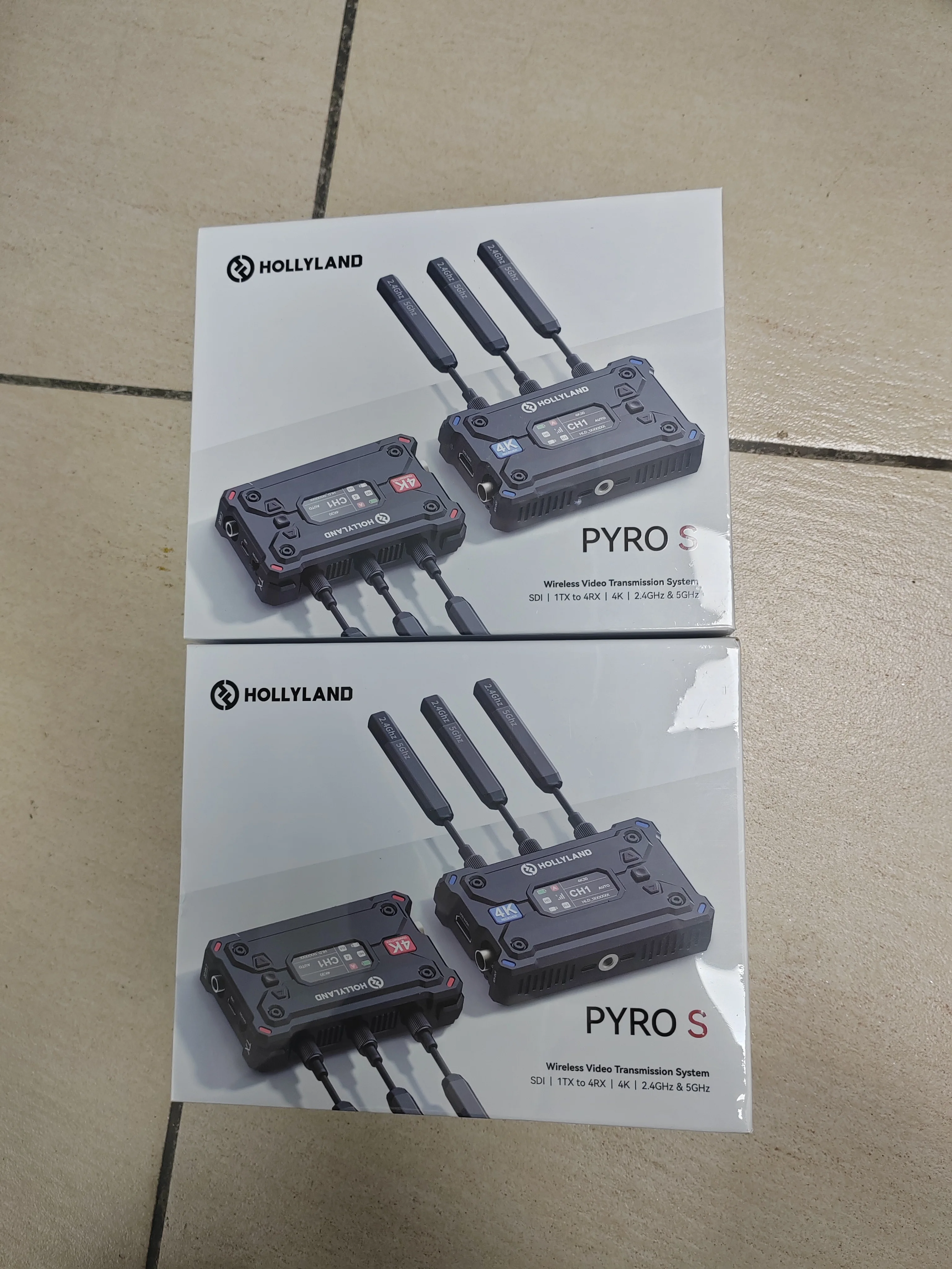 Pyro Wireless Video Transmission System 4K30 1080p60 1300 Feet Los Angeles Range 50 Ms Latency UVC Live Stream
