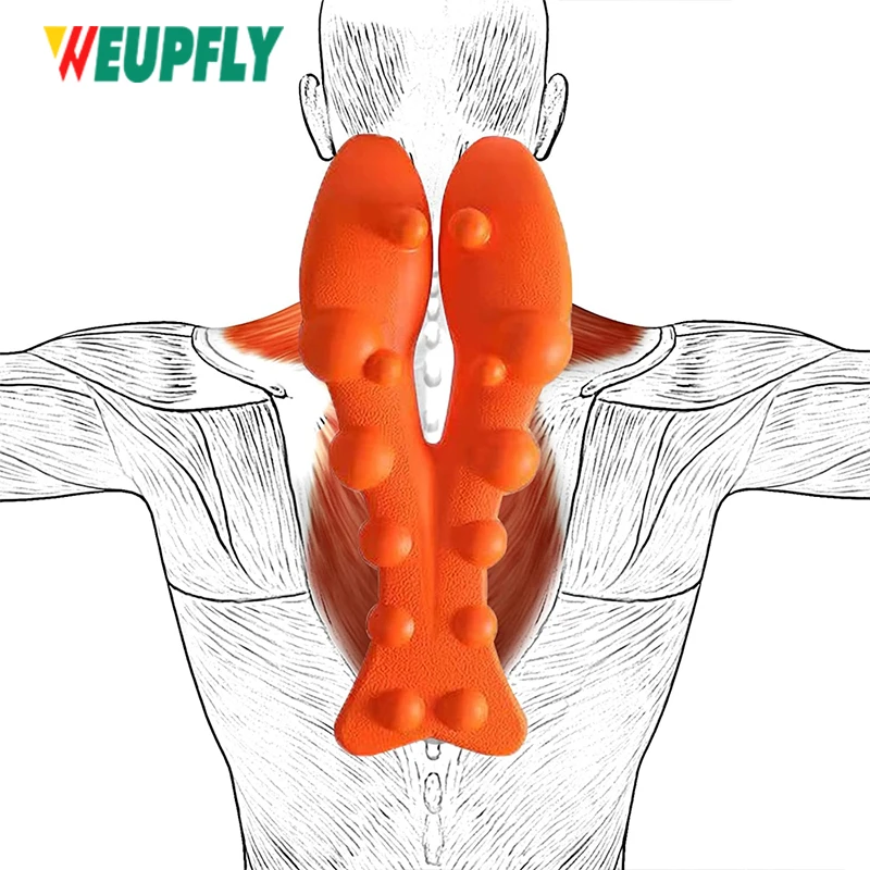 Trapezius Trigger Point Massage Tool Acupressure For Occipital Release,Tmj Pain Relief,Shoulder Blade,Cervicogenic Headache