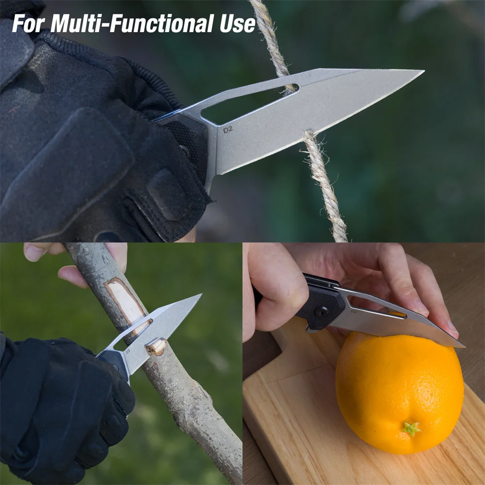Description Picture 5 of itemSWISS TECH New Camping Knife Folding Pocket Knife Stainless Steel Blade Handle Fruit Cutter for Outdoor Survival Knives