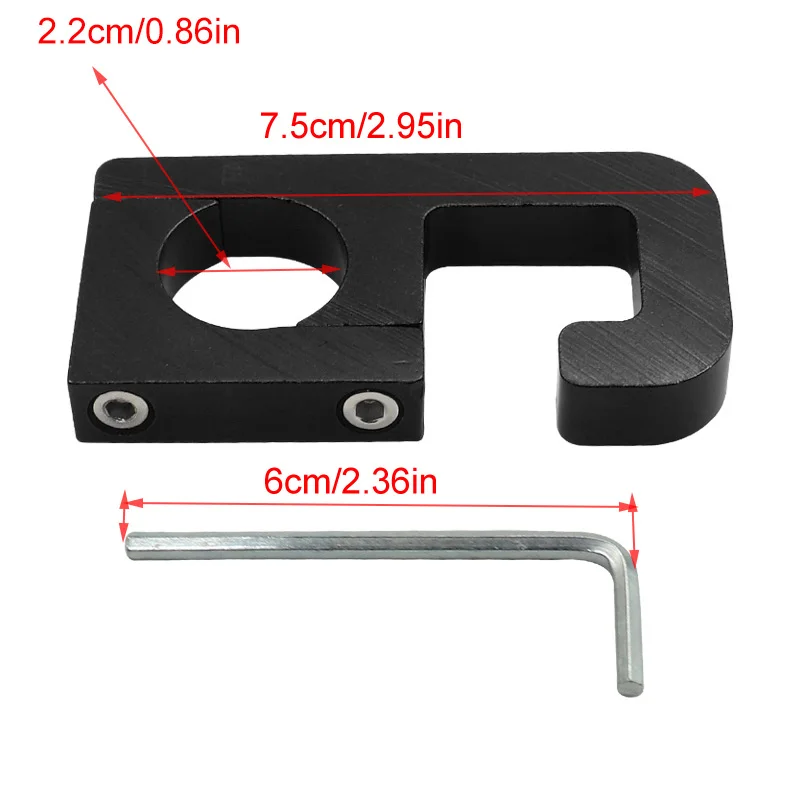Motorrad 22mm Helmhaken Gepäcktaschenhalter Aufhänger für PCX125 150 160 125 Zubehör – Detail 8