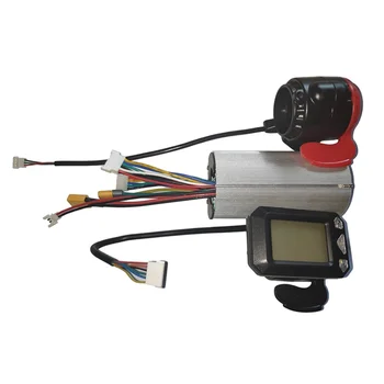 B72A Bici per scooter elettrico per controller 36V 350W Display LCD Kit freno Accessori per scooter per bicicletta elettrica in lega