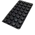 Black 12x4mm 32pcs