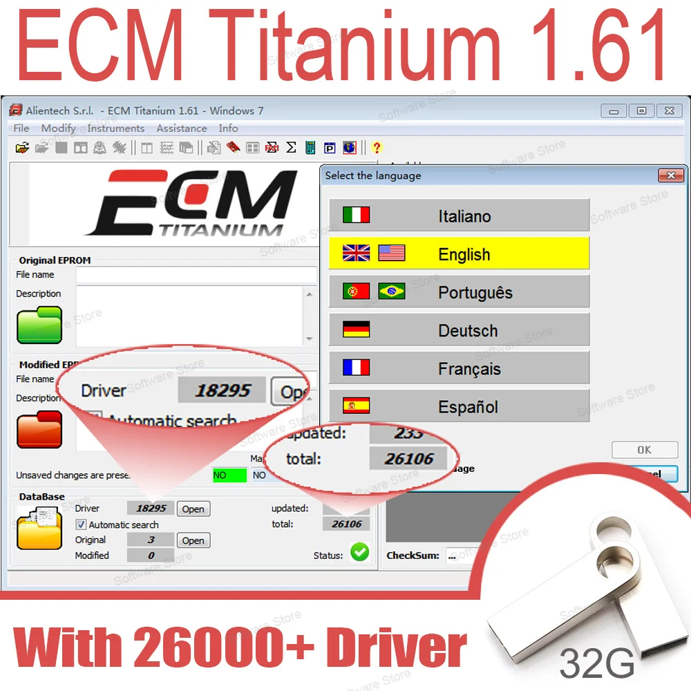 ECM Titanium 1 61 With 26000 Drivers multi language reading dump ECU ecm-titanium-1-61-with-26000-drivers-multi-language-reading-dump-ecu