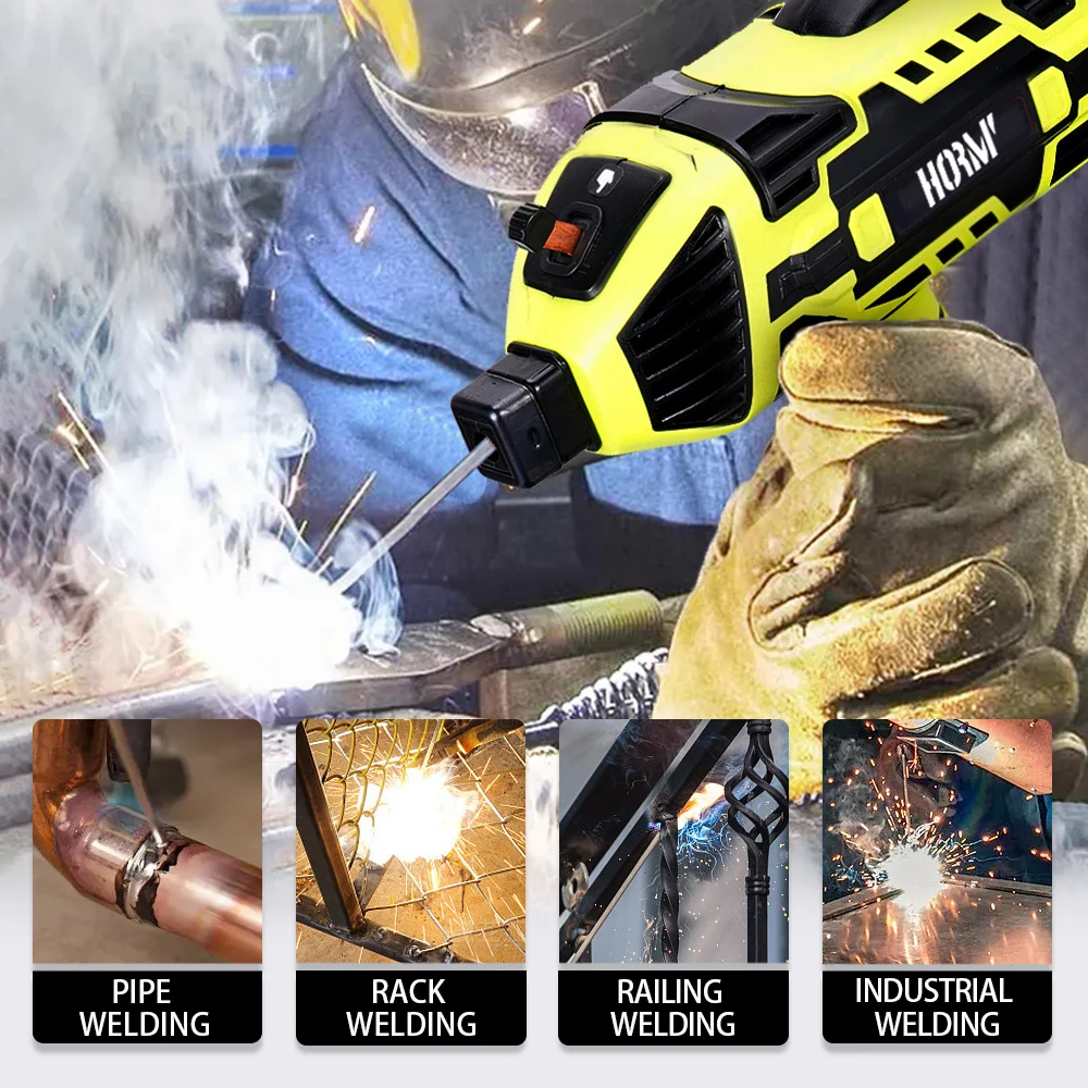 220V Handheld Arc Welder Electric Welding Machine Semi-automatic Digital Smart Welder Current Thrust Adjustment Welder Tool 6
