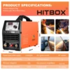 HITBOX Plasma Cutter Cutting Machine Non-touch 55Amp HBC5500 16mm Plasma Cutter For Metal Carbon Steel Stainless Steel 4
