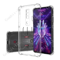 Clear Transparent Anti - Falling Soft TPU Phone Case Protector for Red Magic 8 Pro (Clear)