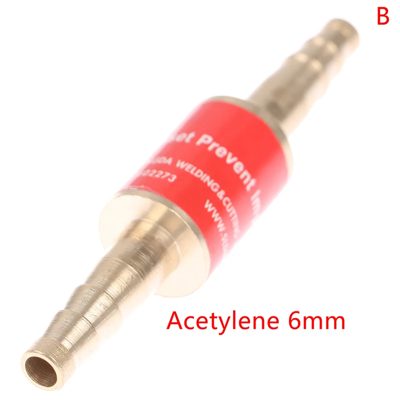 Pipe Flashback Arrestors Of Acetylene & Oxygen Fuel Check Safety Valve 3