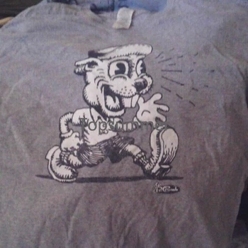 해피 캠핑카 R 크럼브 티셔츠, 그레이 울트라 코튼 Xl 중고, 무료 배송