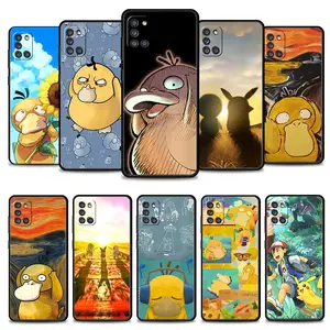 Japão Anime Pokemon Pikachu Roxo Gengar Psyduck Capa De Celular Para  Samsung Galaxy S22 S21 S20 Plus Ultra S21FE F E A12 A13 A03 A03S J7 Prime  Desenho Fofo Anti-Impacto Novo Design