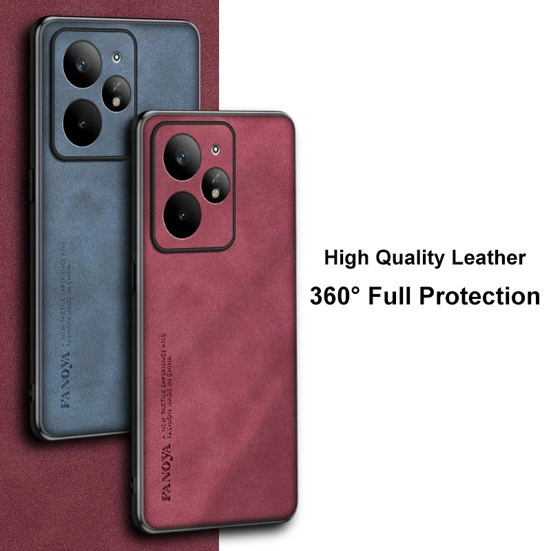 Luxury PU Leather Phone Case with Silicone Full Protection Back Cover