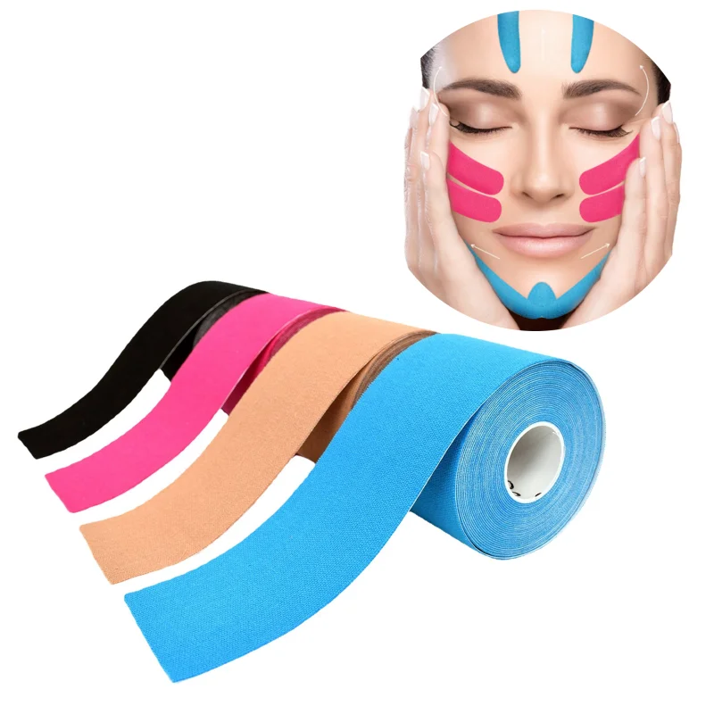25CM5MKinesiologyTapeForFaceVLineNeckEyesLiftingWrinkle