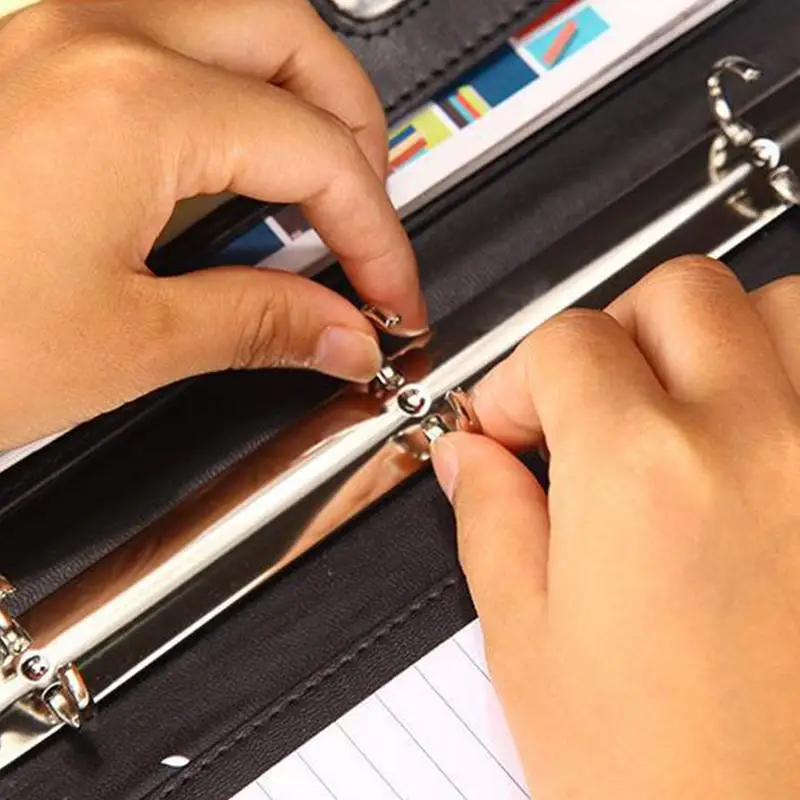 다목적 폴리오 바인더 거치대 A4 문서 바인더, 휴대용 파일 저장 폴더 카드, 주요 문서 정리함 바인더