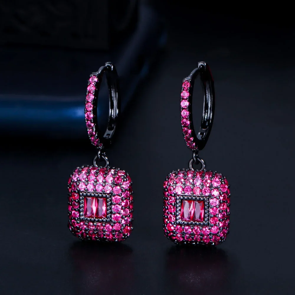 Geometric Earrings Rectangle For Women Anniversary Gift