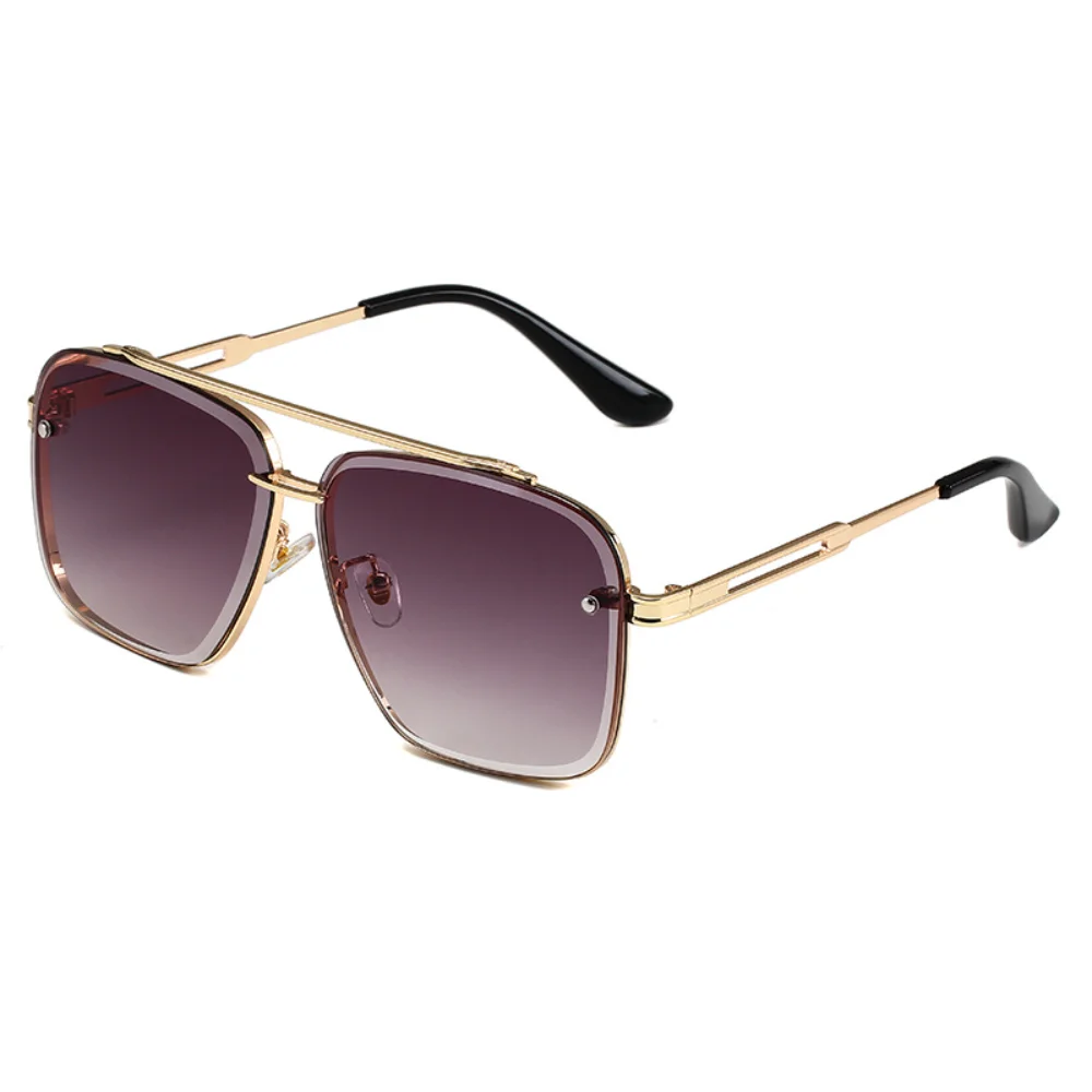 New Fashion Classic Square Sunglasses Cool Men Vintage Brand Design Metal Sun Glasses Women Shades UV400 Oculos De Sol