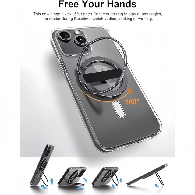 PopGrip PopSockets Para MagSafe | Soporte Magnético Intercambiable, Compatible Con IPhone Y Carga Inalámbrica