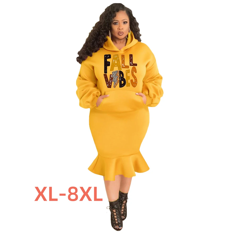 

Plus Size 4xl 5xl 6xl 7xl 8xl Suit Skirt Set Womens Jogging Femme Ensemble Letters Print Chandal Mujer Invierno Conjunto