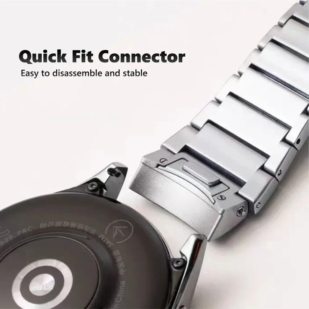 Ремешок из нержавеющей стали без зазора для Huawei Watch GT 4 46 мм, Быстросохнущий звеньевой браслет для часов GT 4 46 мм, роскошный мужской браслет для наручных часов (art.: 3920c63e70276) - 3920c63e70276