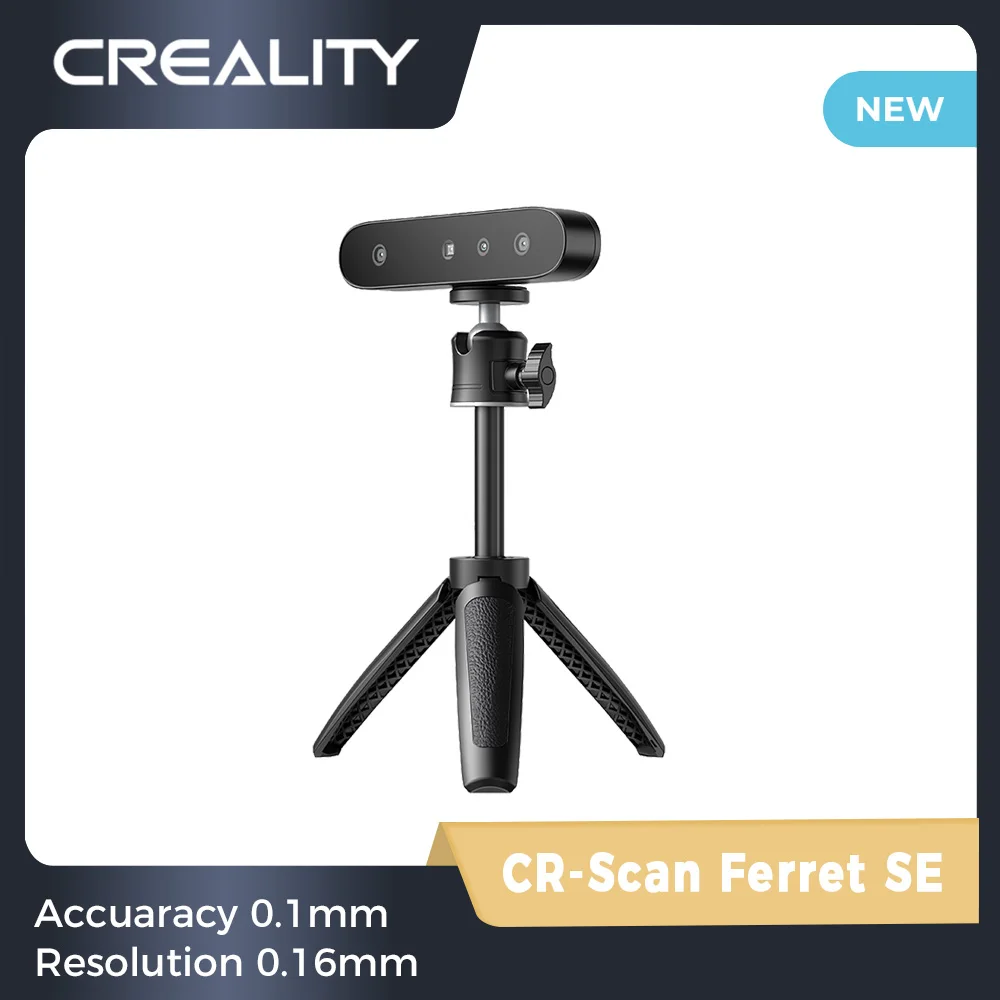 Creality CR-Scan Ferret SE 3D 스캐너, 휴대용 휴대용 스캐너, 30FPS 빠른 스캔, 0.1mmaccuracy, 24 비트 풀 컬러 스캐닝